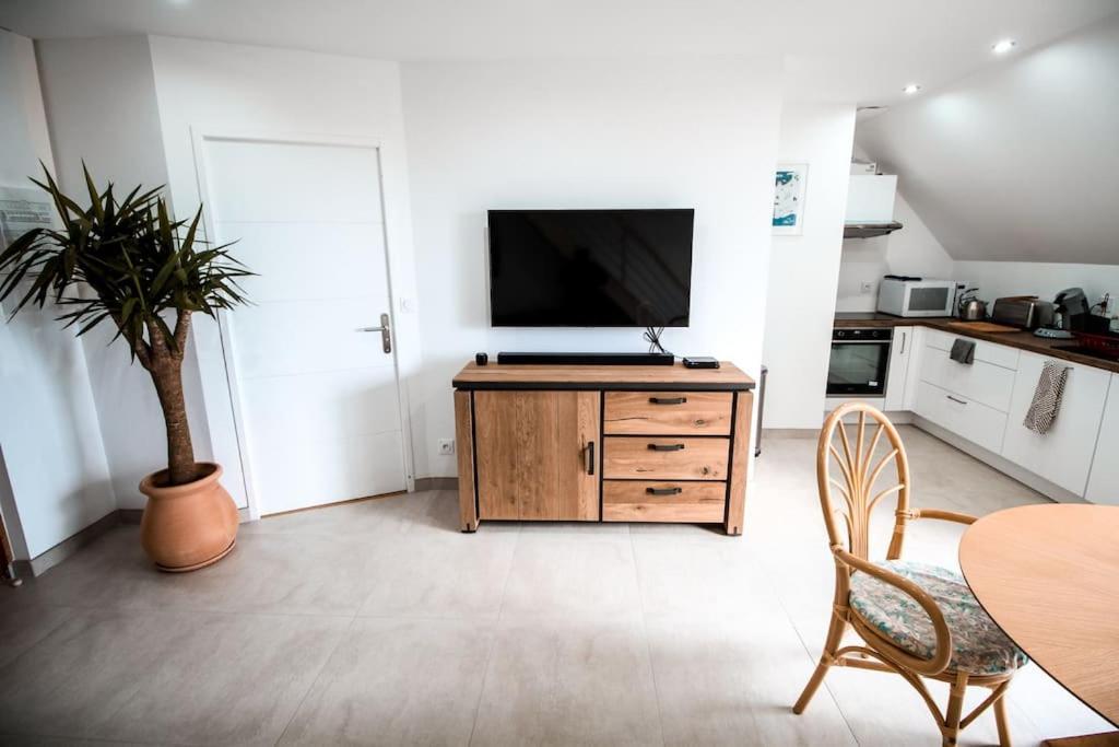 Appart-Duplex Vue Mer Panoramique Balcon & Piscine Proche Commerce Penmarcʼh المظهر الخارجي الصورة