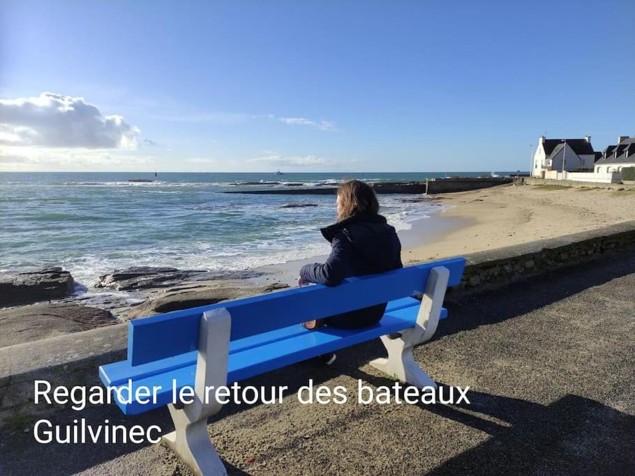 Appart-Duplex Vue Mer Panoramique Balcon & Piscine Proche Commerce Penmarcʼh المظهر الخارجي الصورة