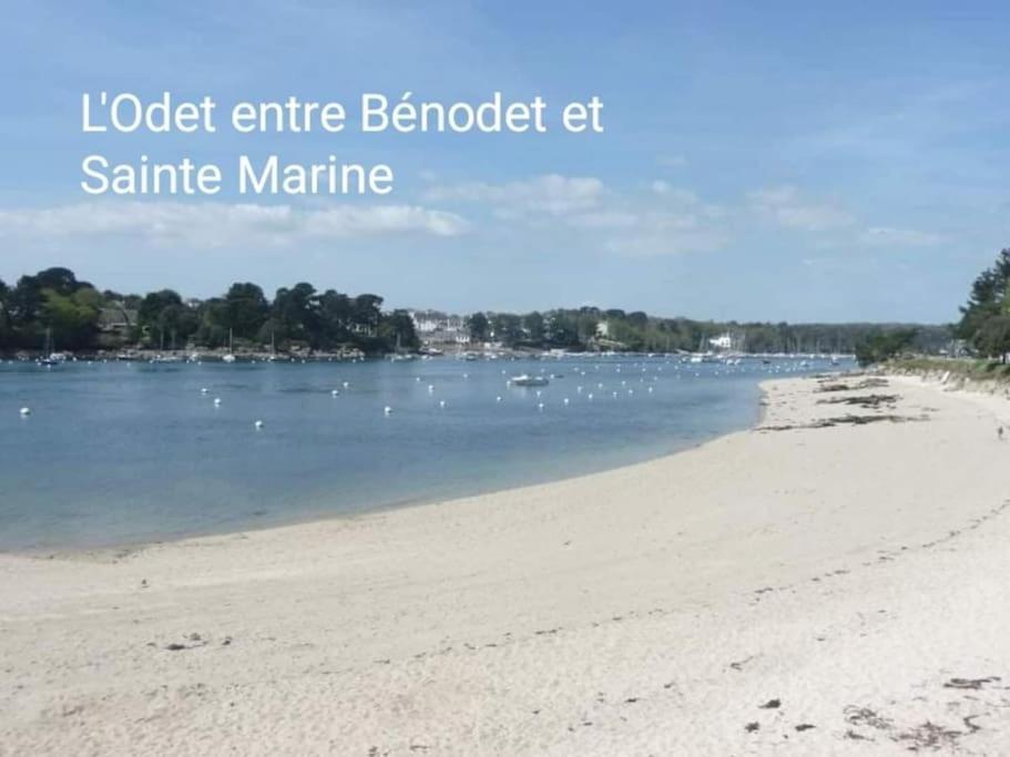 Appart-Duplex Vue Mer Panoramique Balcon & Piscine Proche Commerce Penmarcʼh المظهر الخارجي الصورة
